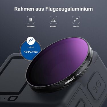 Набір фільтрів NEEWER CPL + ND для DJI Osmo Action 6 (FL-B2) - 6 шт.