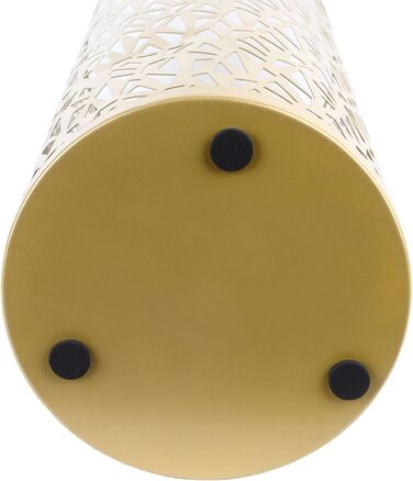 Металевий підставка для парасольки Topiky, кругла, золота, 15x10,5 см