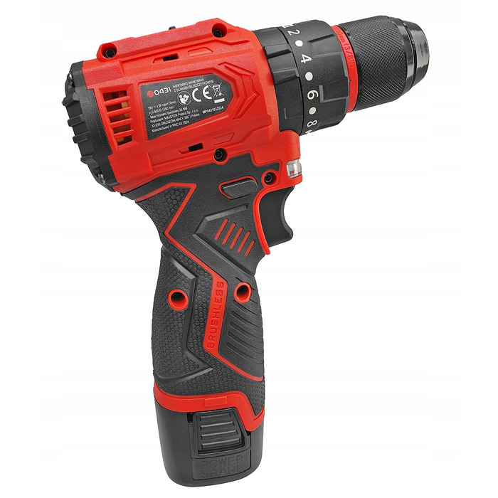Акумуляторний шурупокрут Majster Pro 18 V, безщітковий, з ударом