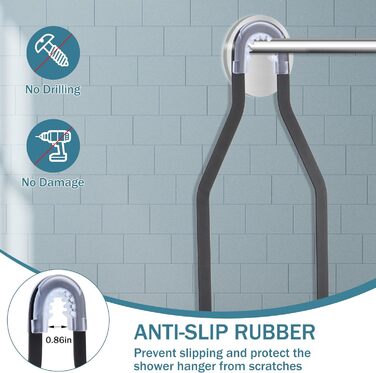 Настінна поличка для душу з тримачем для зубних щіток, нержавіюча сталь, 12 гачків, без свердління, органайзер для ванної кімнати