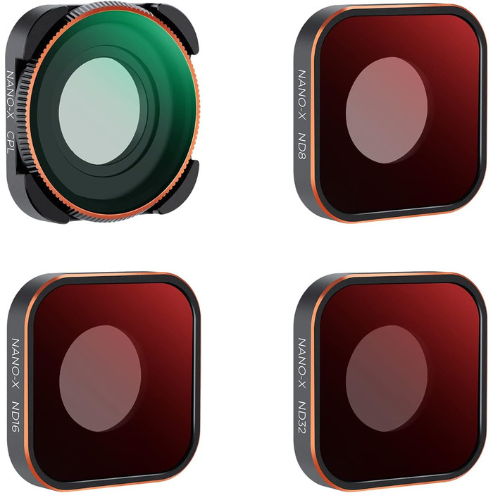 Набір фільтрів K&F Concept ND/CPL для GoPro Hero 13/12/11/10/9 Black (6 шт.)