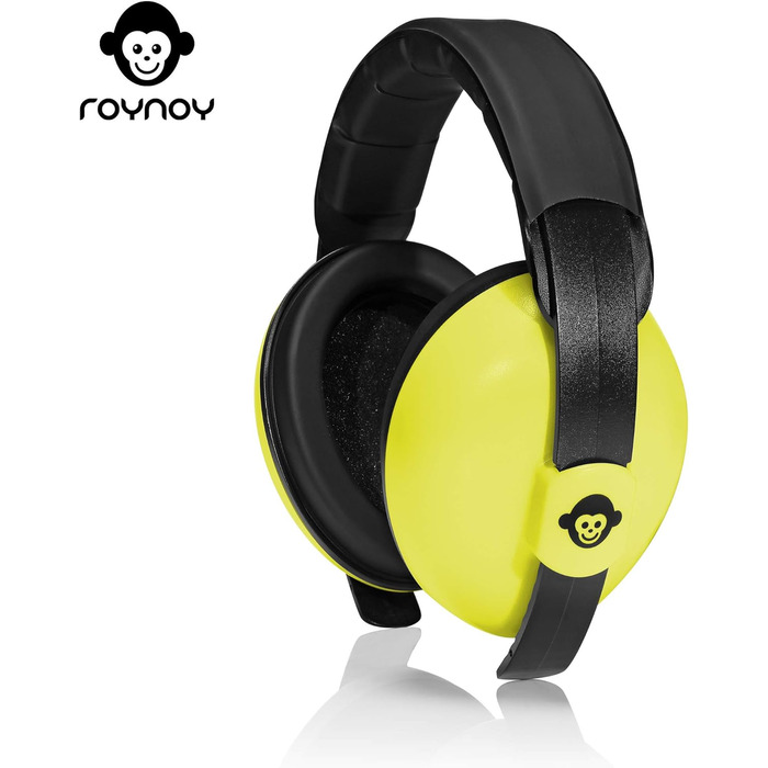 Навушники для захисту вух дитини від 3 місяців | Захист від шуму | З чохлом (Жовтий)