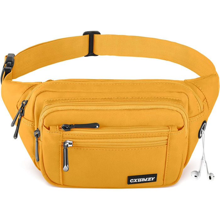 Жовта бананка/поясна сумка для жінок та чоловіків, універсальний розмір