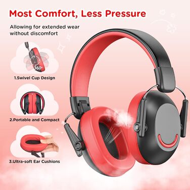 Дитячий навушник шумозаглушення Link Dream, SNR 30dB, для дітей 3-16 років, блакитний/чорний