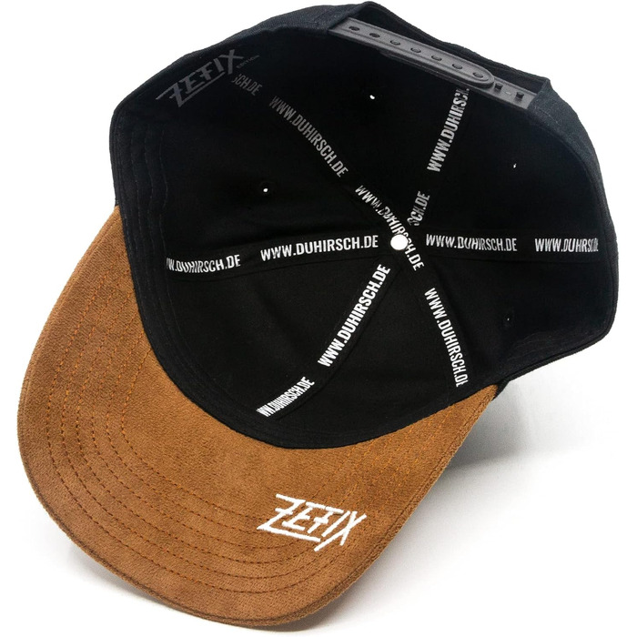 Кепка Snapback Bayerisches Zefix з фетру, чорна, універсальний розмір