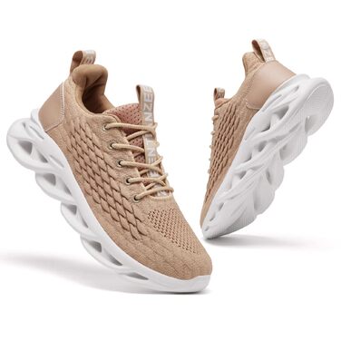 Чоловічі кросівки для бігу, тенісу та фітнесу. Легкі, дихаючі, спортивні, коричневі (41 EU)