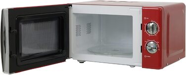 Мікрохвильова піч Russell Hobbs RHMM701R, 17 л, 700 Вт, червона