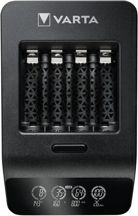 Зарядний пристрій VARTA для акумуляторів AA/AAA (LCD Smart Charger+, Single)