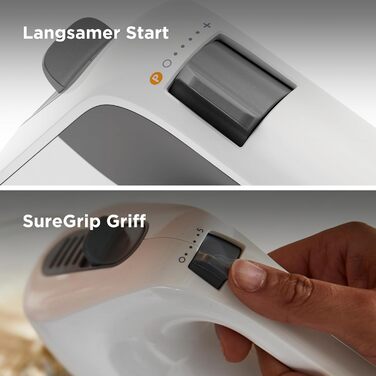 Міксер Kenwood QuickMix+ HMP50.000WH - ручний, 650 Вт, білий, з нержавіючої сталі, для випічки та приготування їжі