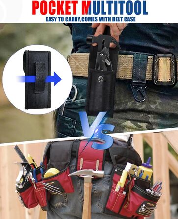 Мультитул BIBURY 12-в-1 для чоловіків: інструмент для кемпінгу, виживання, подорожей та дому