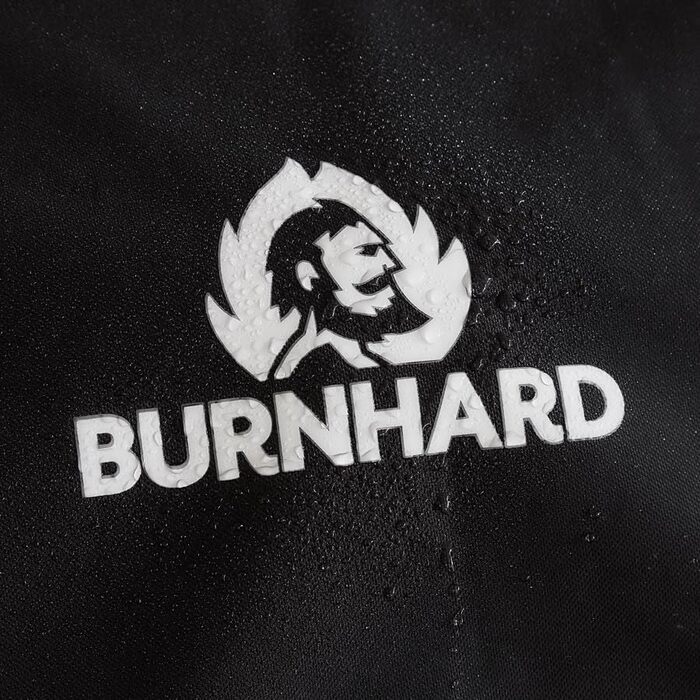 Водонепроникний чохол для гриля BURNHARD FRED 126×128×61,5 см, універсальний захисний тент для барбекю, зимостійкий, з міцного матеріалу, UV-захист