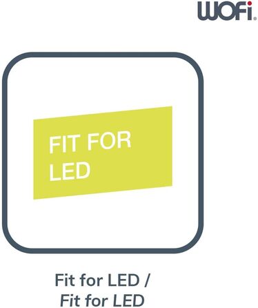 WOFI Настільна лампа Cesena 1-лампова, чорна, 14 x 14 x 32 см, тканинний абажур, 832401100000