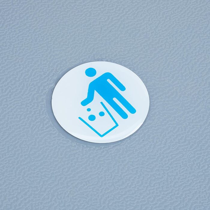 Вбудований відро для сміття Relaxdays для кухні, висувний, під шафу, 15 л + 2 x 8 л, пластик, сірий