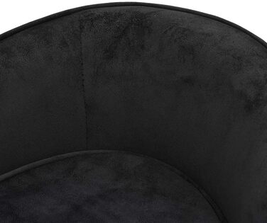 Софа для собак VidaXL, чорна, 69x49x40 см, м'яке ліжко для собак та котів