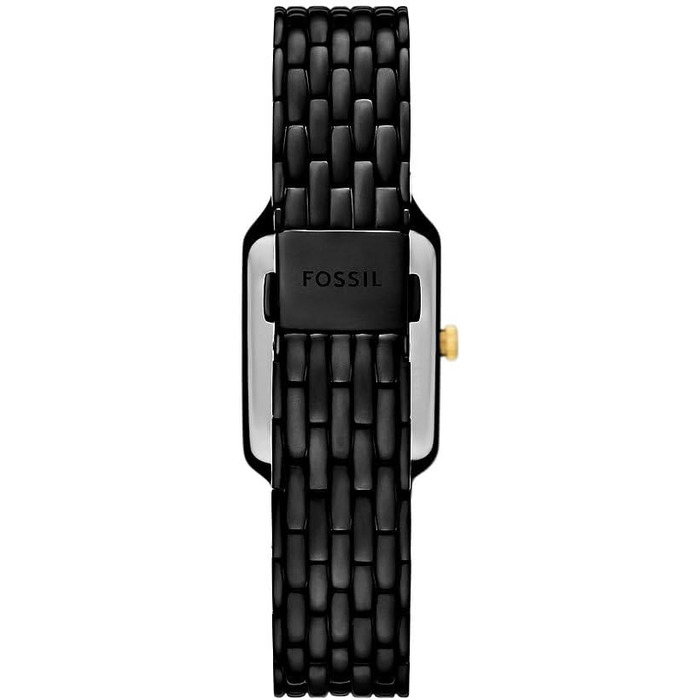 Жіночий кварцовий годинник Fossil Raquel зі сталевим браслетом, 23 мм, колір Smokey Black