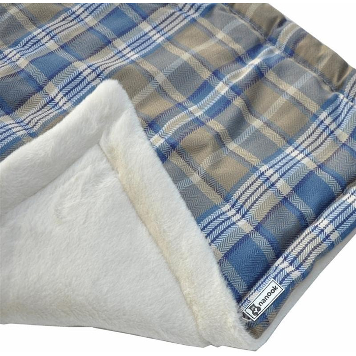 М'яка тепла ковдра для собак та котів Nanook XL, 70x45 см, блакитна