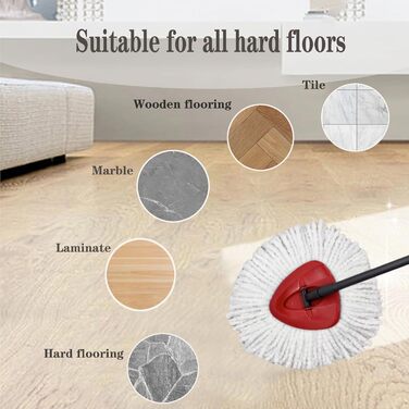 Replacement heads for O-Ceda mop, replacement head, replacement mop heads, microfiber replacement mop refills, easy cleaning, machine washable, pack of 4