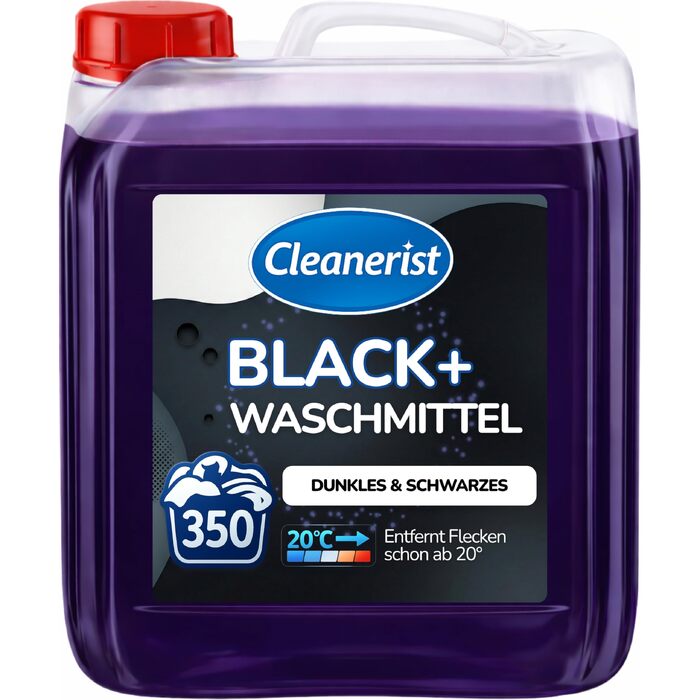 Рідкий засіб для прання кольорової та темної білизни Cleanerist Black+, концентрат, 5x5л (25 л), для температури 20-95°C