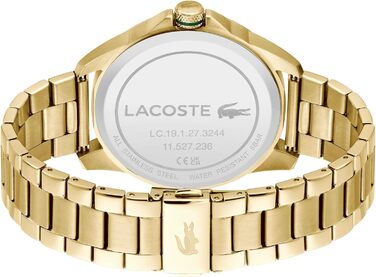 Годинник Lacoste Le Croc чоловічий кварцовий з браслетом з нержавіючої сталі (золотистий)