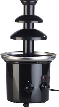 Шоколадний фонтан Rosenstein & Söhne з 2 рівнями, 275 Вт – Фонтан для шоколаду, Фондю, Кімнатний фонтан