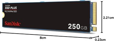 SSD SanDisk Plus 250GB NVMe PCIe Gen 4.0: Швидкий внутрішній SSD з гарантією 5 років