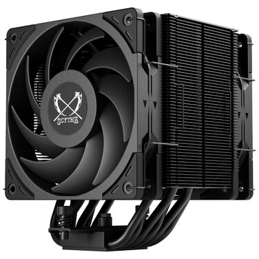 Охолоджувач CPU Scythe Mugen 6 Dual Fan Black Edition: Intel LGA1700, LGA1151, AMD AM5/AM4/Ryzen, 120mm, чорний