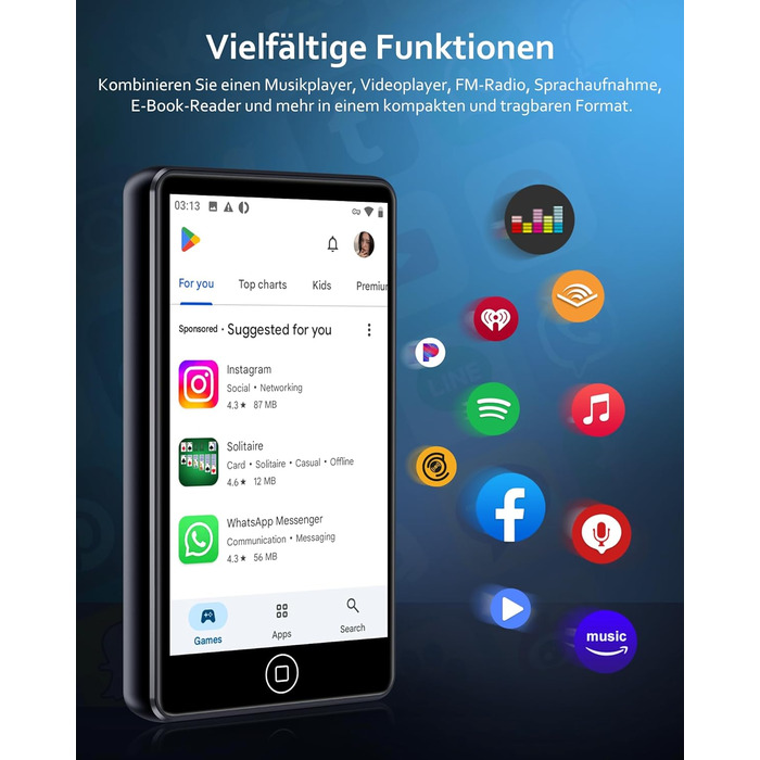 MP3 плеєр Spotify з Bluetooth та Wi-Fi, 5