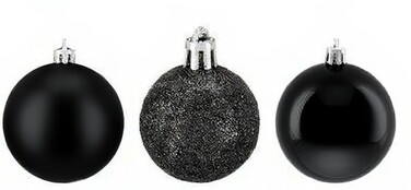 Relaxdays Set of 138 Christmas Baubles