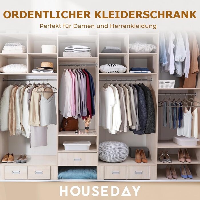 Набір вешалок для одягу HOUSE DAY, 30 шт., велюрові, преміум-якість, обертаються на 360°, сірі