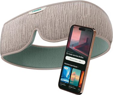 HoomBand Ultimate: Бездротові навушники-маска для сну Bluetooth 5.0, звукоізоляція, терапія звуком, гіпнотичні історії, медитація