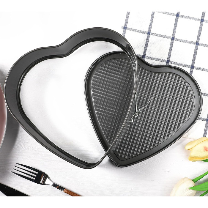 Форма для випічки Webake Springform Herz, 23 см, антипригарне покриття, у формі серця