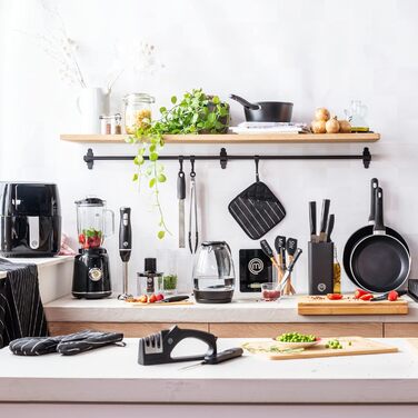 Стабілізатор MasterChef Edelstahl 3 в 1: блендер, міксер, пінозбивач. 400W, 2 швидкості, для кухні, миється в посудомийній машині