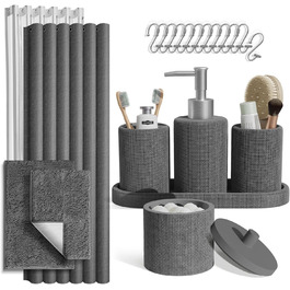 розмір: повний комплект + килими для ванної кімнати