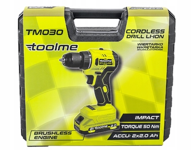 Акумуляторний шуруповерт Toolme 20 V Q9RFFX-A7SN6QTO1K