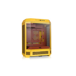 Корпус ПК Thermaltake The Tower 600 ATX з вертикальним дизайном, 3 скляні панелі, 2 вентилятори 140мм, підтримка радіатора 420/360мм, USB-C, білий (Butter Caramel)