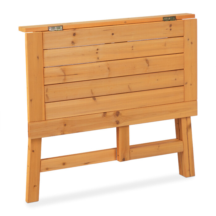 Relaxdays Rectangular Folding Table made of Wood