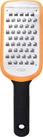 Ручна тертка OXO Good Grips з нержавіючої сталі з етимованою поверхнею, груба