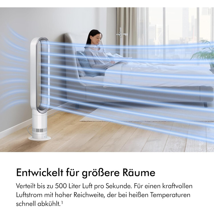Вентилятор Dyson AM07 Air Multiplier Tower Fan White - Білий