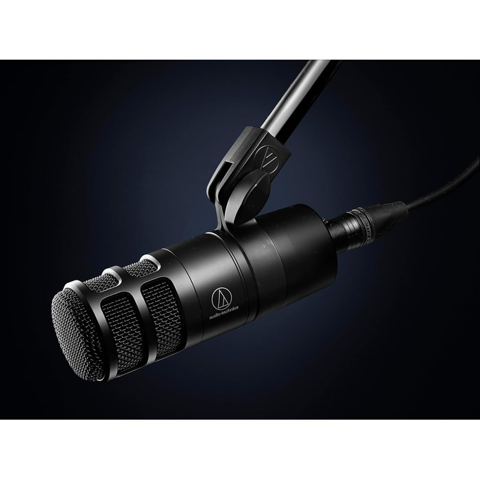 Мікрофон Audio-Technica AT2040 для подкастів з кардіоїдною діаграмою спрямованості, чорний