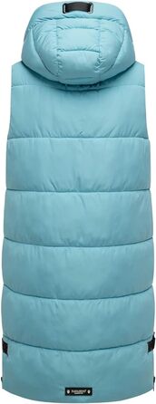 Жіноча степкова жилетка Navahoo з капюшоном, тепла, для активного відпочинку (L, небесно-блакитний)