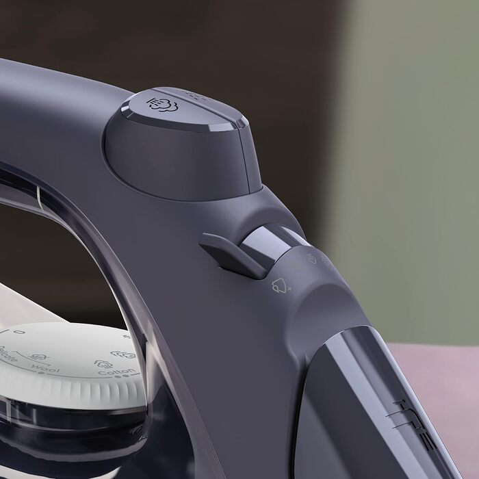 Праска AEG DB 1740LG 110 г/хв, 2400 Вт, керамічна підошва, антикальк, серія 6000, зелено-білий колір