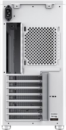 Корпус GameMax Spark Pro для ігрового ПК ATX з двома скляними панелями, USB 3.0/Typ C, білий