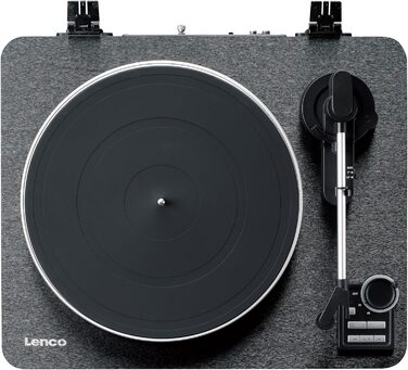 Програвач вінілу Lenco LBT-188 Bluetooth коричневий: цифрове кодування на MP3, ремінний привід, 2 швидкості (33/45 об/хв), антискейтинг