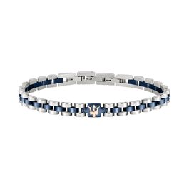 Браслет чоловічий Maserati Jewels з нержавіючої сталі, 21 см, синій (JM320AST08) з PVD покриттям