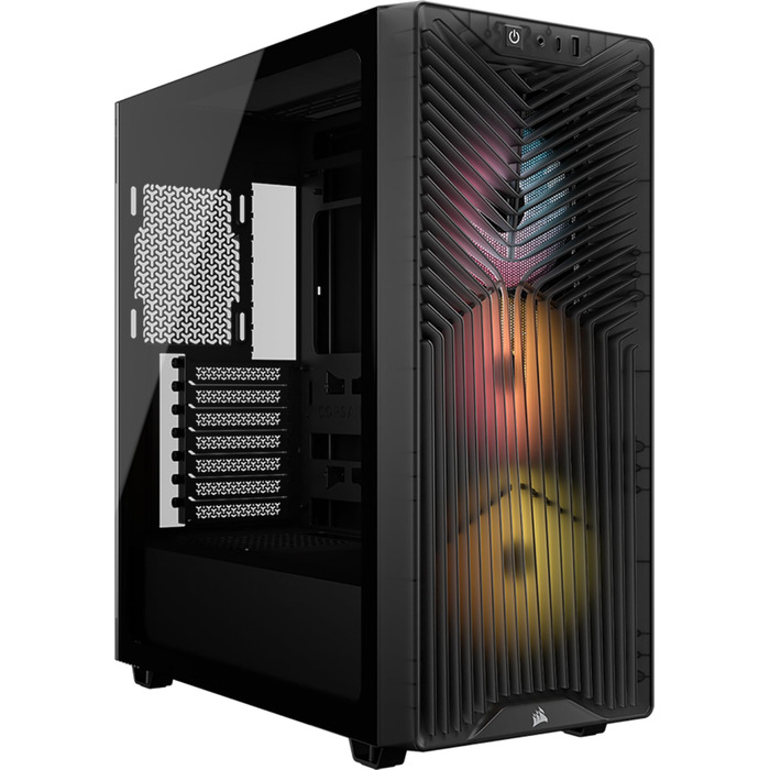Корпус для ПК Corsair 3200D RS ARGB Mid-Tower ATX, димчасто-сірий