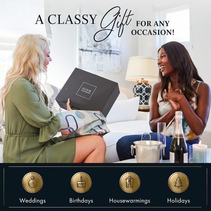 Набір келихів для білого вина, 4 шт. – вишукані кришталеві келихи ручної роботи, 530 мл. Ідеально підходять для шампанського, вина, святкування, весілля, дегустацій, любителів вина. Прозорі, еліптичні, 8 oz.