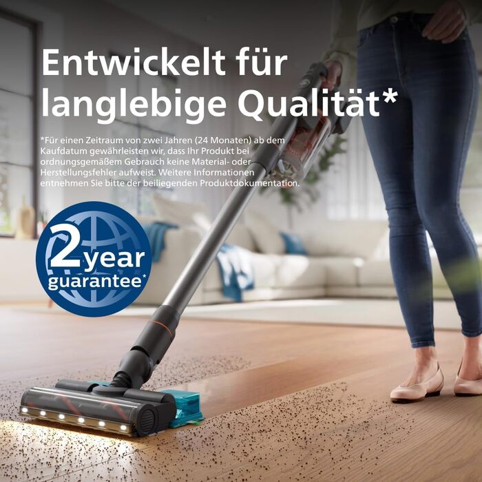 Вертикальний пилосос для вологого та сухого прибирання PHILIPS AquaTrio 9000 серії, чорний, час роботи 45 хв