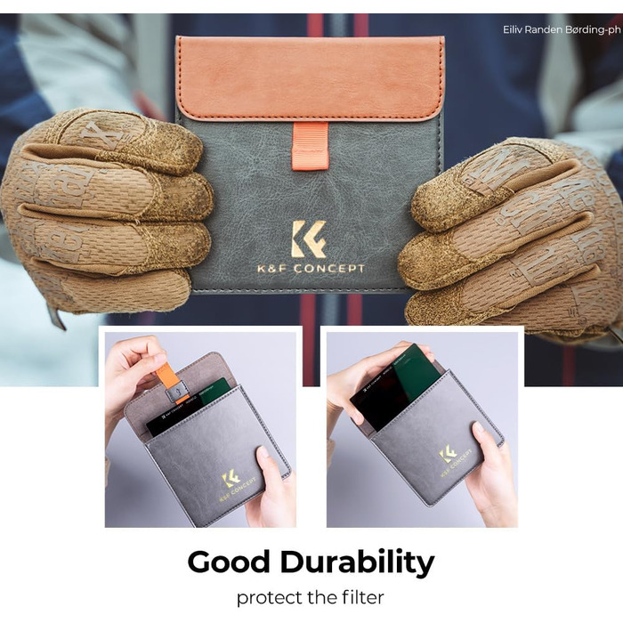 Набір фільтрів K&F Concept Nano-X: квадратний фільтр, фільтротримач, 8 адаптерних кілець (ND2000)