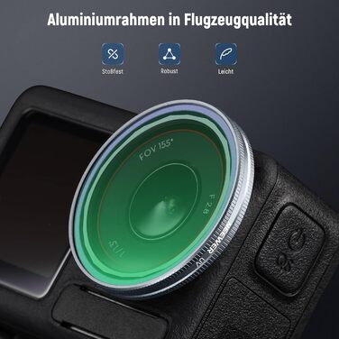 Набір фільтрів ND NEEWER для DJI Osmo Action 3/4/5 Pro (6 шт.): ND8, ND16, ND32, ND64, ND1000, CPL. Фільтри з багатошарового оптичного скла HD, сумісні з камерами дії.