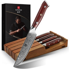 material: damascus steel + rosewood